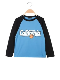 Small Gang T-shirt da bambino a maniche lunghe con stampa