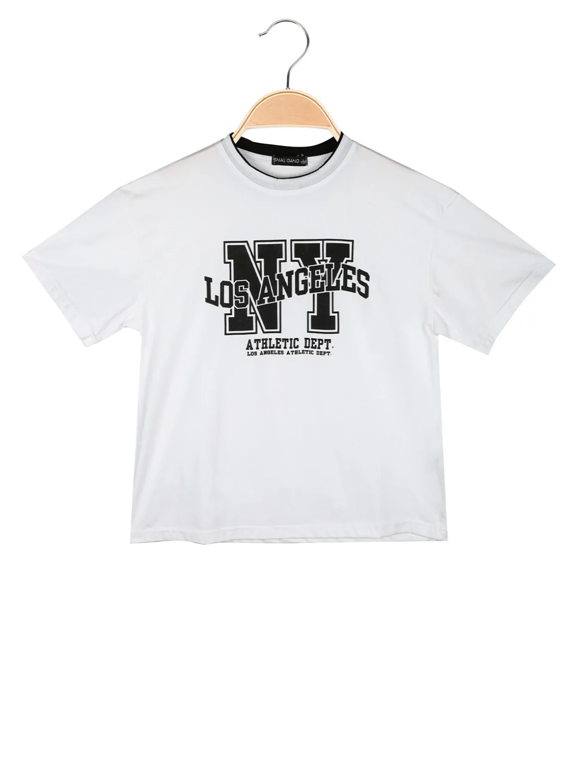 Small Gang T-shirt da bambino in cotone con stampa scritta