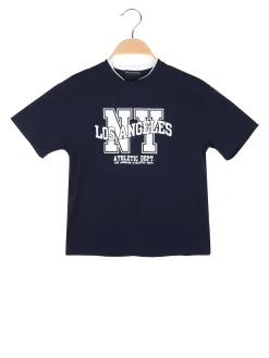 Small Gang T-shirt da bambino in cotone con stampa scritta