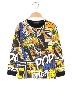Small Gang T-shirt da ragazzo a maniche lunghe con stampe