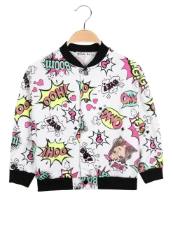 Smile Yes Felpa leggera da bambina con bottoni
