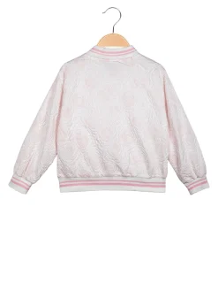 Smile Yes Giacca da bambina modello bomber con ricami
