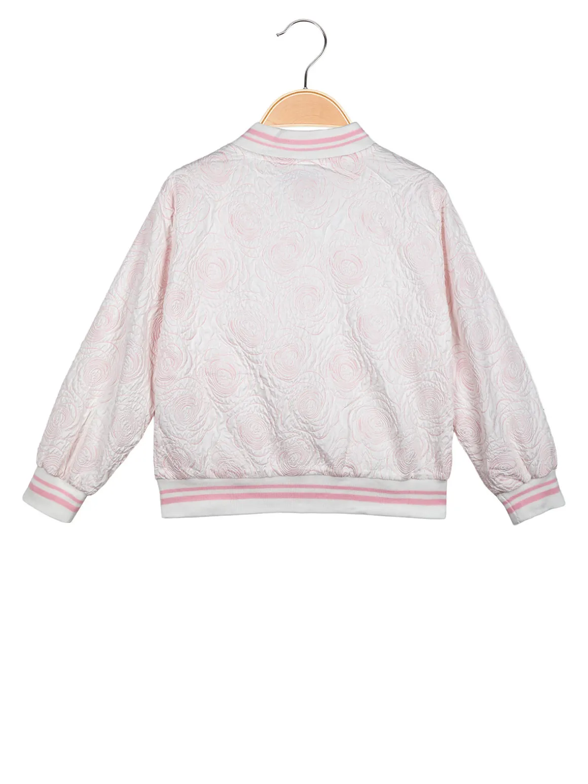 Smile Yes Giacca da bambina modello bomber con ricami