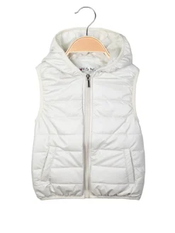 Smile Yes Gilet imbottito da bambina con cappuccio