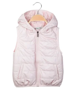 Smile Yes Gilet imbottito da bambina con cappuccio