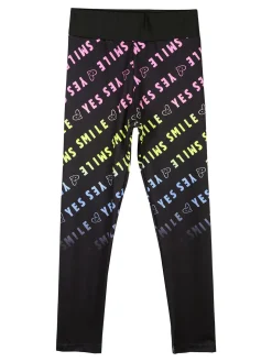 Smile Yes Leggings da bambina elasticizzati