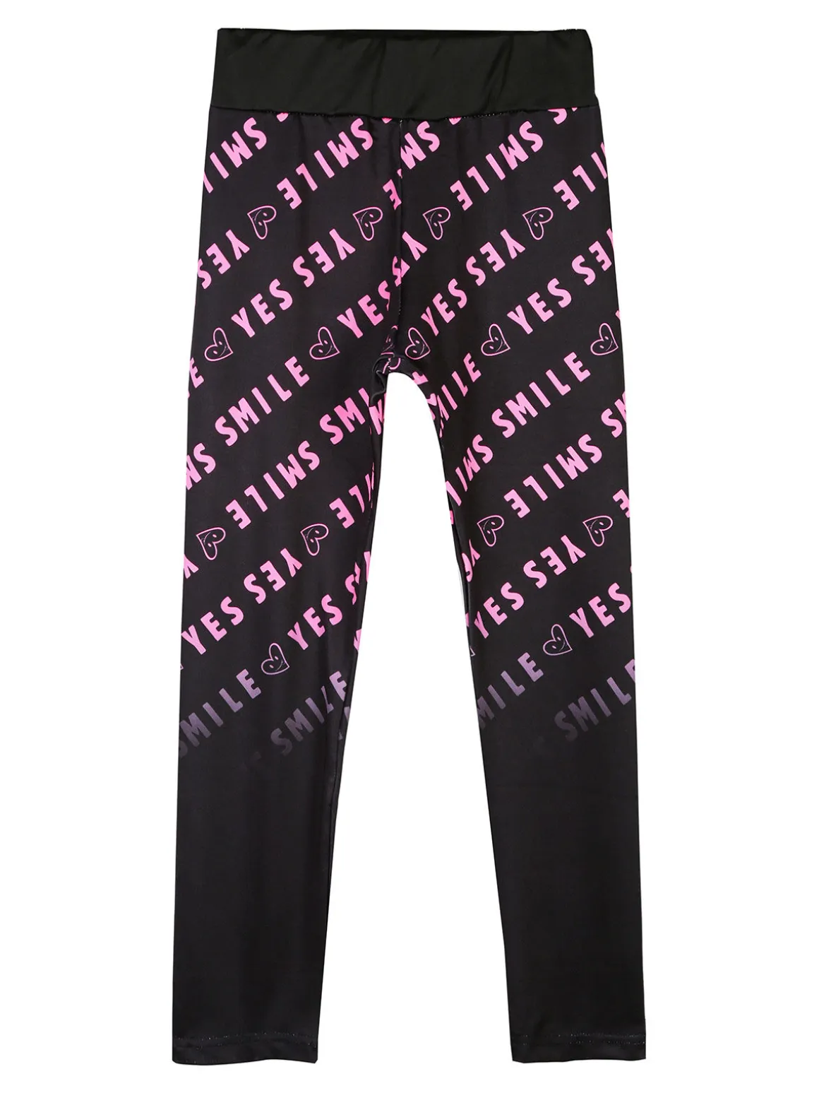 Smile Yes Leggings da bambina elasticizzati