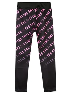 Smile Yes Leggings da bambina elasticizzati