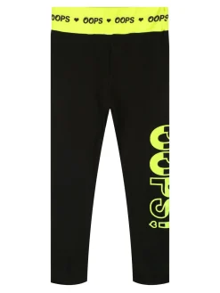 Smile Yes Leggings sportivi da bambina con interno in pile