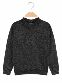 Smile Yes Maglia lupetto da bambina in lurex