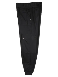 Smile Yes Pantaloni cargo da bambina in felpa con polsini