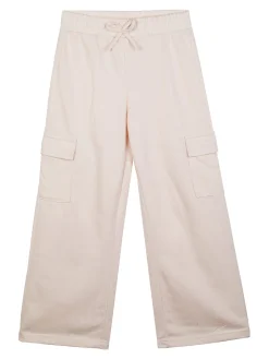 Smile Yes Pantaloni da bambina a gamba larga con tasconi