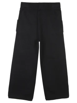 Smile Yes Pantaloni da bambina in maglia a gamba larga