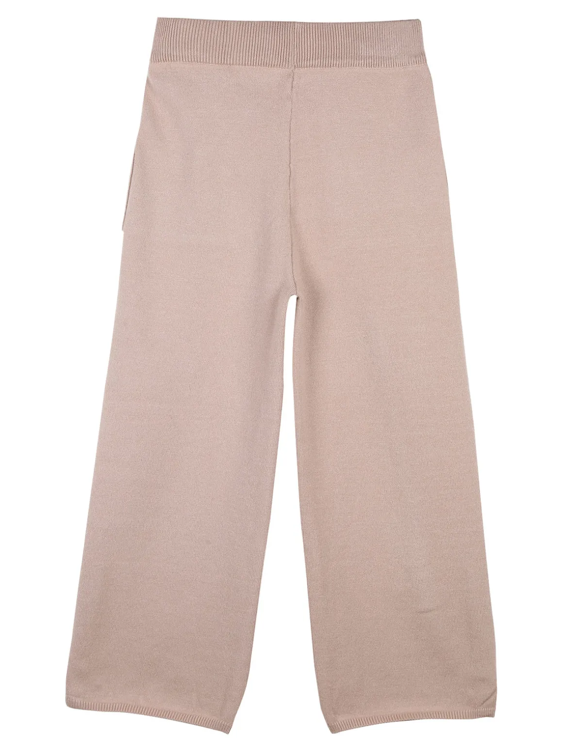 Smile Yes Pantaloni da bambina in maglia a gamba larga