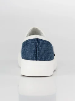 Smiley World Scarpe basse senza lacci effetto jeans