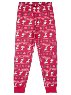 Snoopy Pigiama natalizio da bambino in cotone interlock