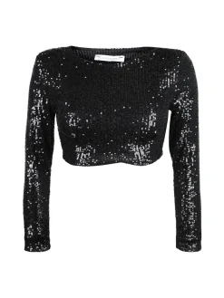 Sofy'S Chic Maglia cropped con paillettes