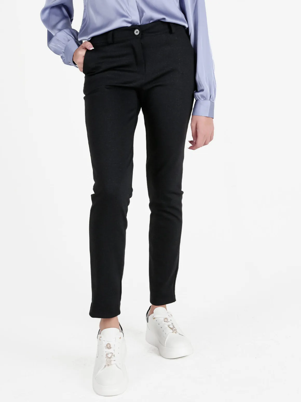 Sofy'S Chic Pantaloni casual da donna a gamba dritta