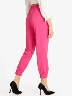 Sofy'S Chic Pantaloni morbidi donna con polsino