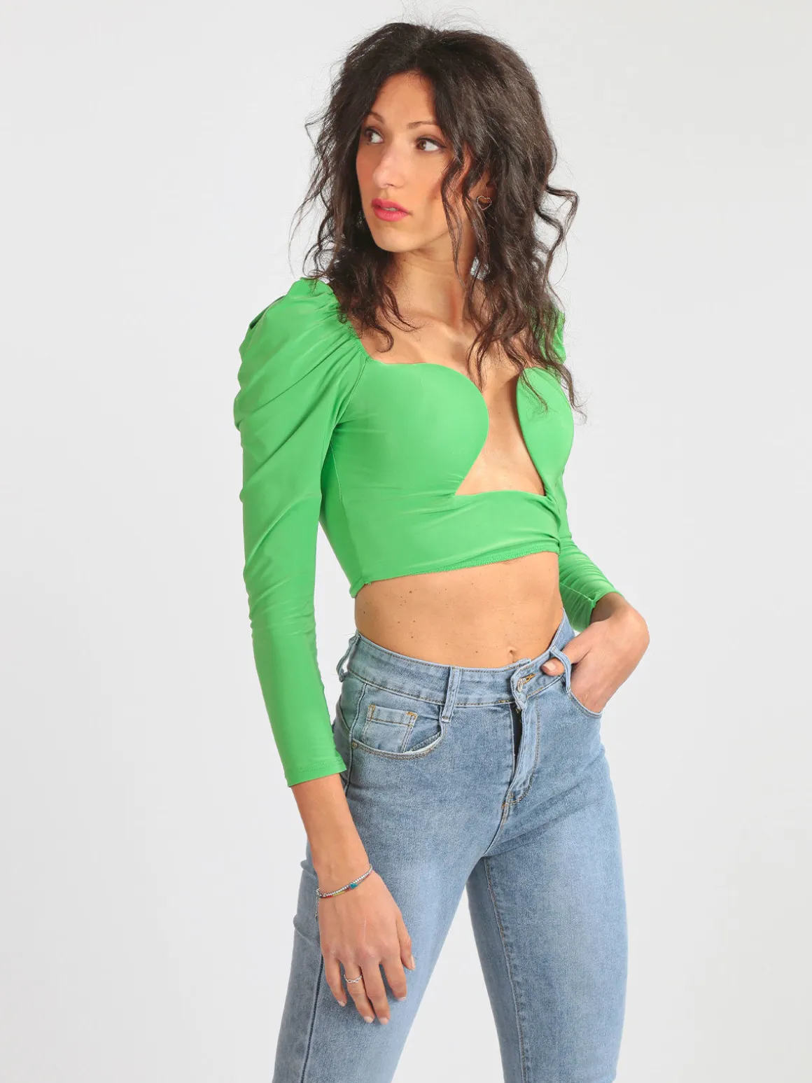 Sofy'S Chic Top donna con coppe preformate