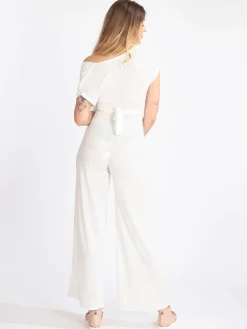 Sofy'S Chic Tuta jumpsuite a maniche corte