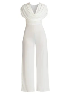 Sofy'S Chic Tuta jumpsuite a maniche corte