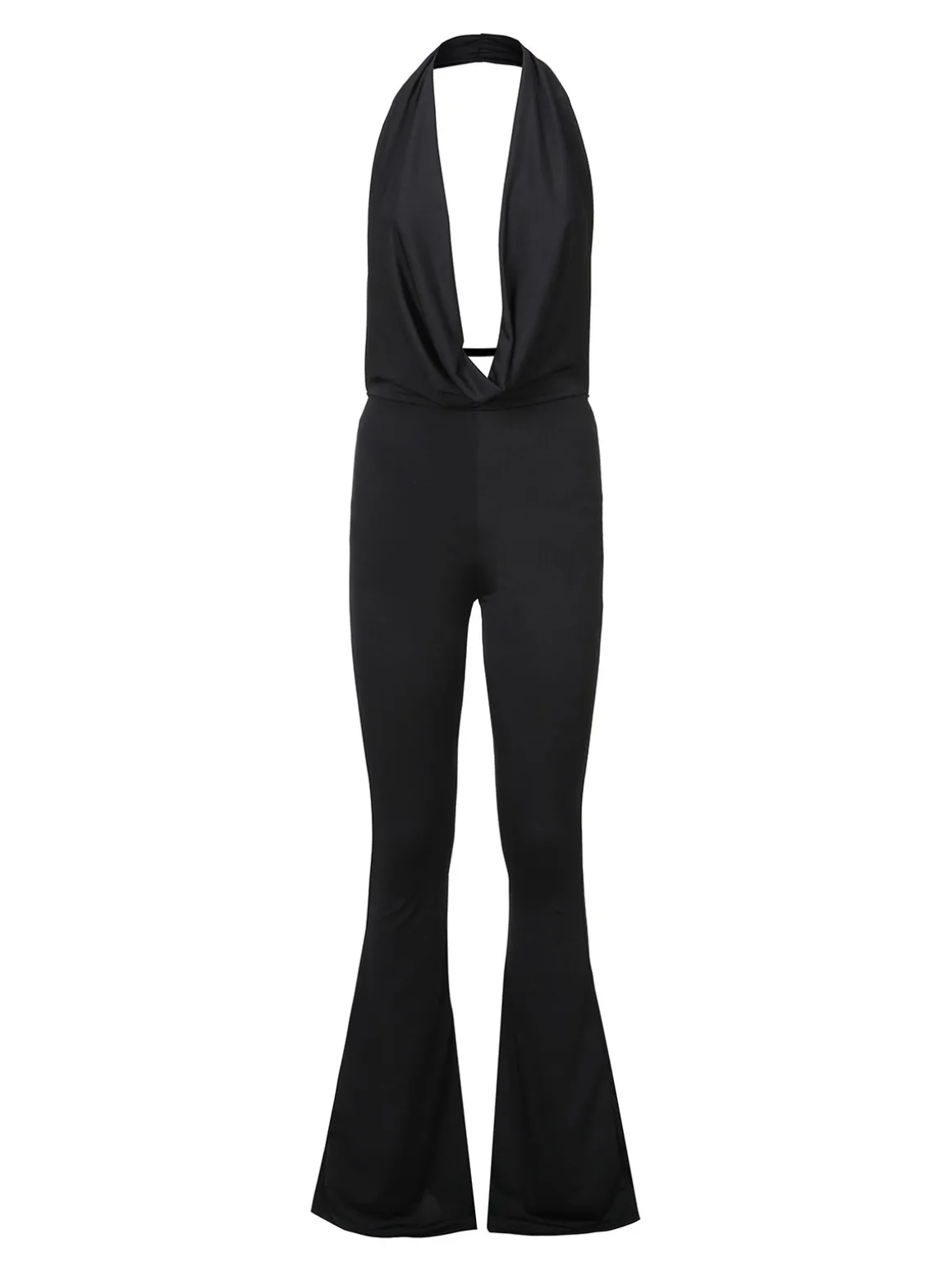 Sofy'S Chic Tuta jumpsuite lunga con schiena scoperta