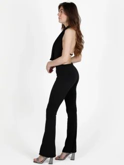 Sofy'S Chic Tuta jumpsuite lunga con schiena scoperta
