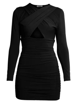 Sofy'S Chic Vestito a tubino da donna manica lunga