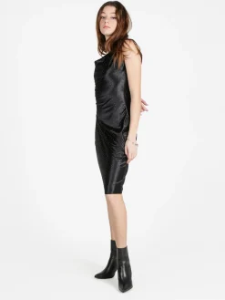 Solada Abito donna con spalline sottili e strass