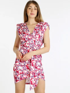 Solada Abito donna drappeggiato a fiori