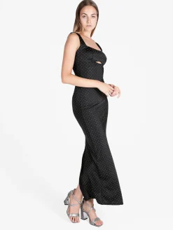 Solada Abito lungo da sera con strass