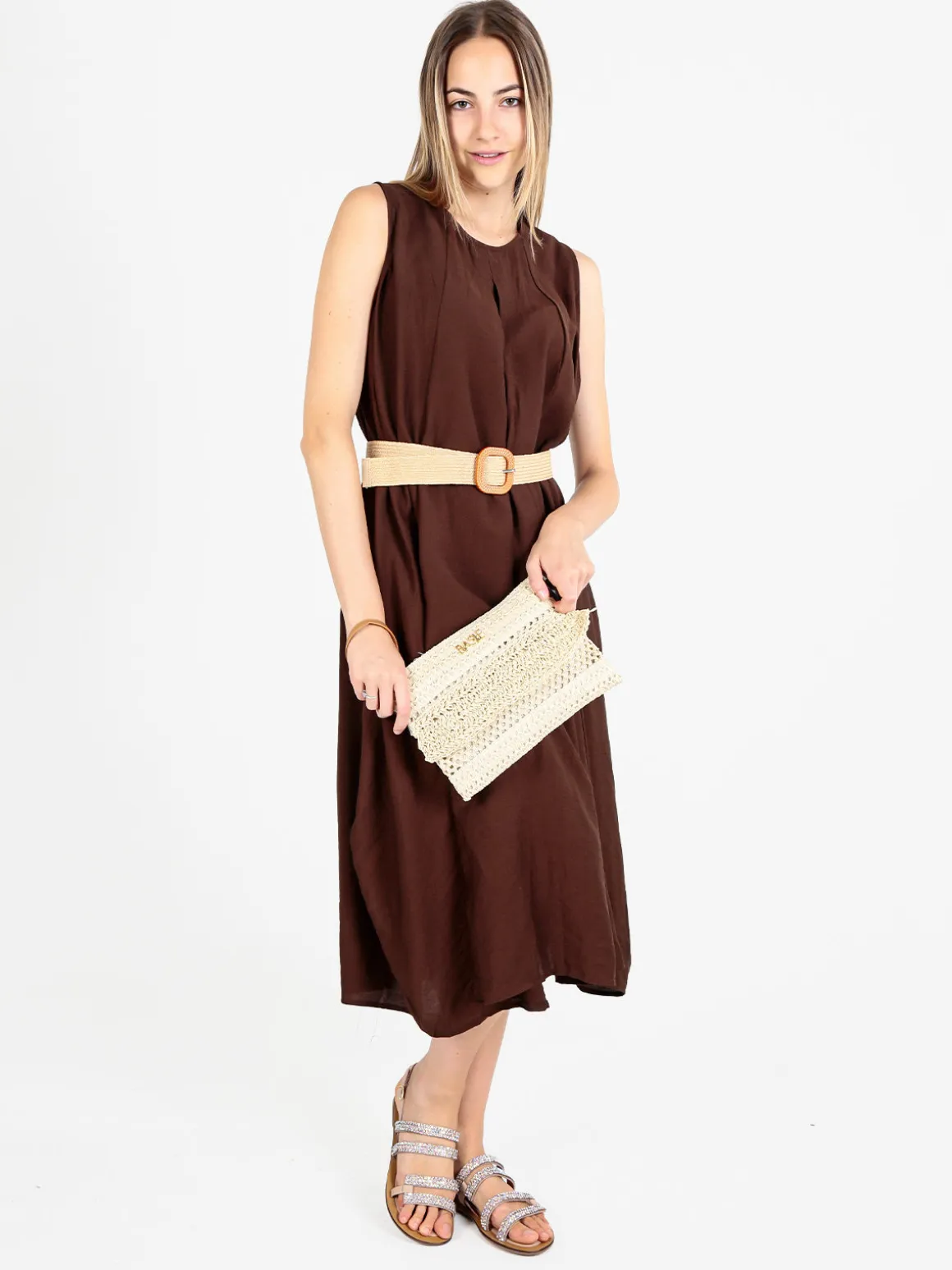 Solada Abito lungo donna oversize senza maniche
