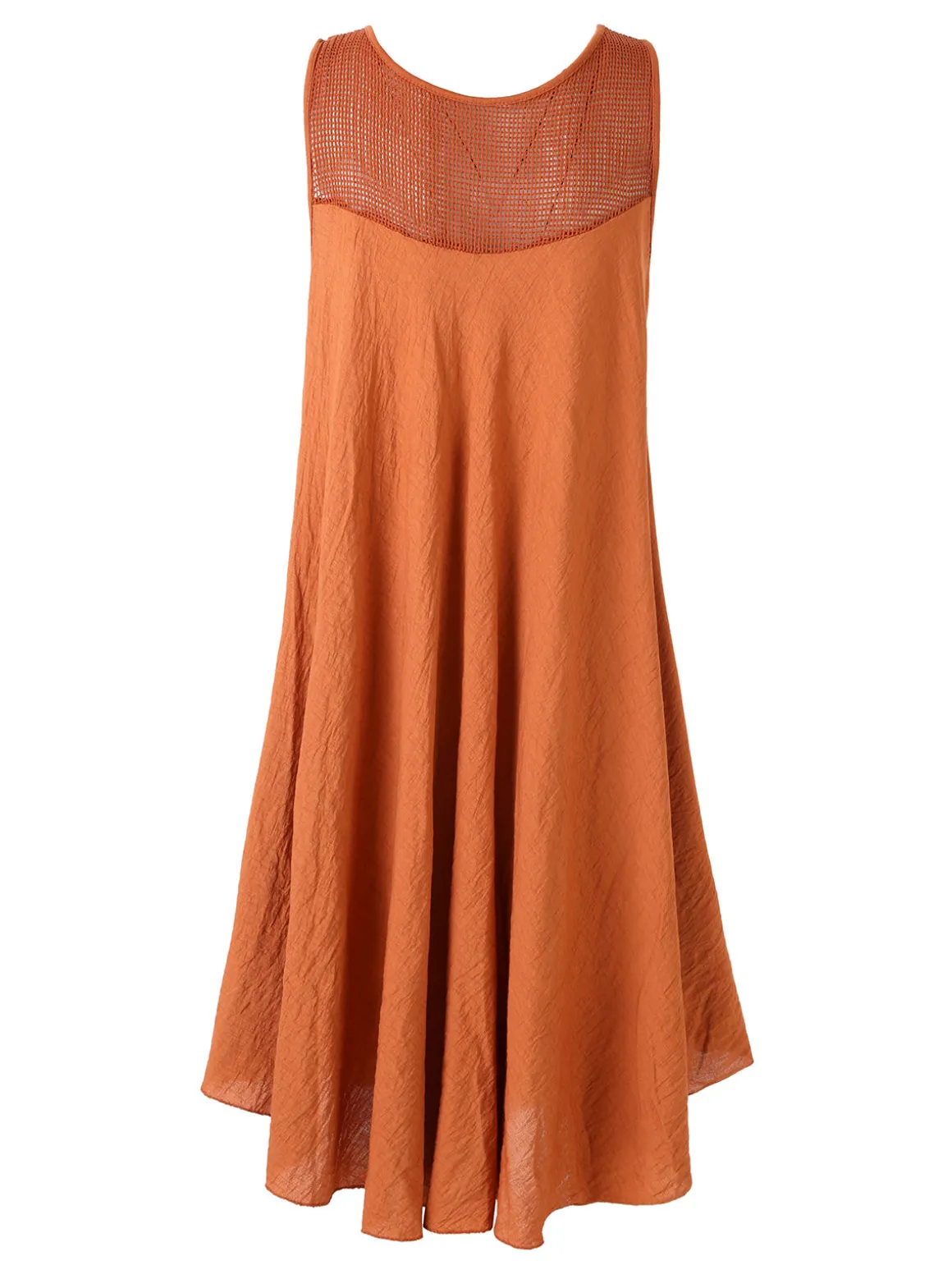 Solada Abito smanicato da donna animalier asimmetrico - multicolore