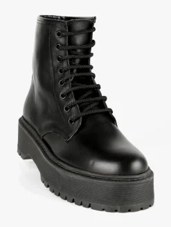 Solada Anfibi in pelle donna con platform