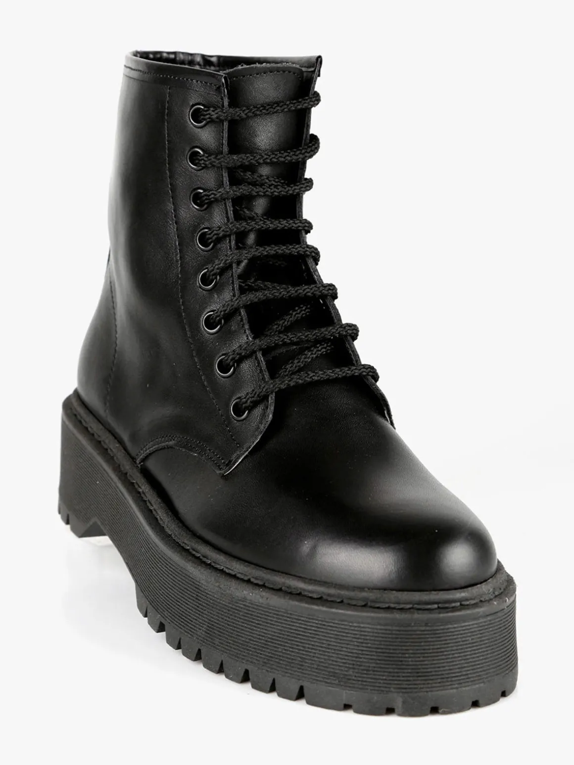 Solada Anfibi in pelle donna con platform