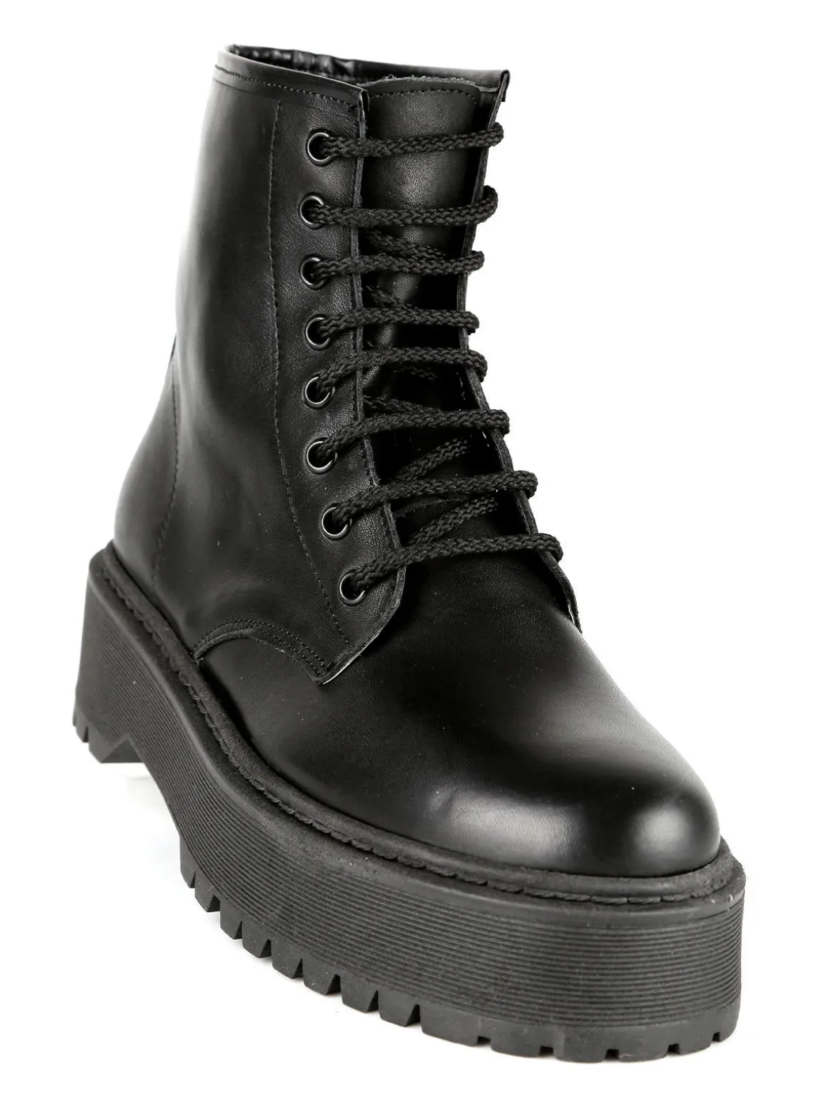 Solada Anfibi in pelle donna con platform