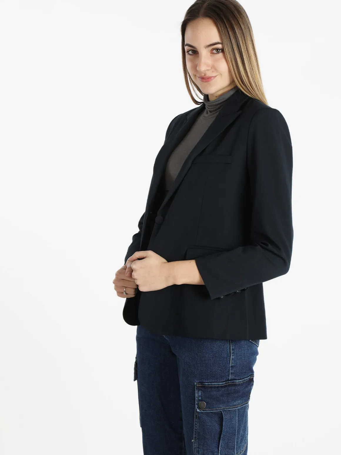 Solada Blazer classico da donna tinta unita