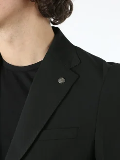 Solada Blazer classico da uomo - nero