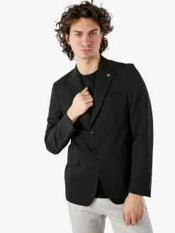 Solada Blazer classico da uomo - nero