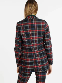 Solada Blazer da donna aperto scozzese