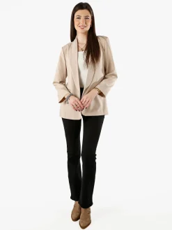 Solada Blazer donna aperto - beige
