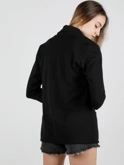 Solada Blazer donna aperto con maniche a 3/4