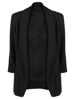 Solada Blazer donna aperto con maniche a 3/4