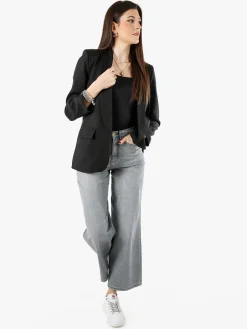 Solada Blazer donna aperto - nero