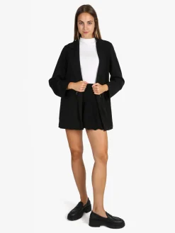 Solada Blazer donna aperto - nero