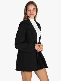 Solada Blazer donna aperto - nero