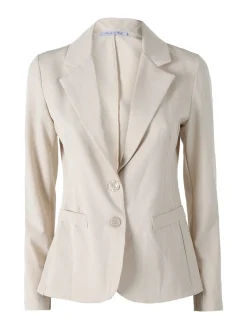 Solada Blazer donna con bottoni - beige