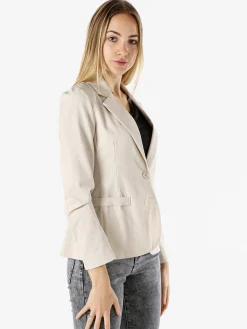 Solada Blazer donna con bottoni - beige