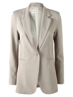Solada Blazer donna con bottone - fango